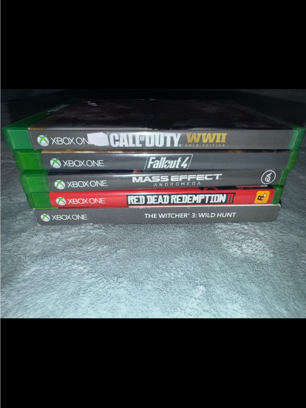 Xbox One Game Bundle - Mixed Titles in Green Cases
